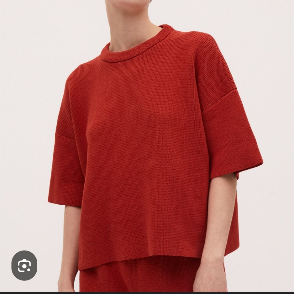Babaa No 35 cotton sweater Pimenton